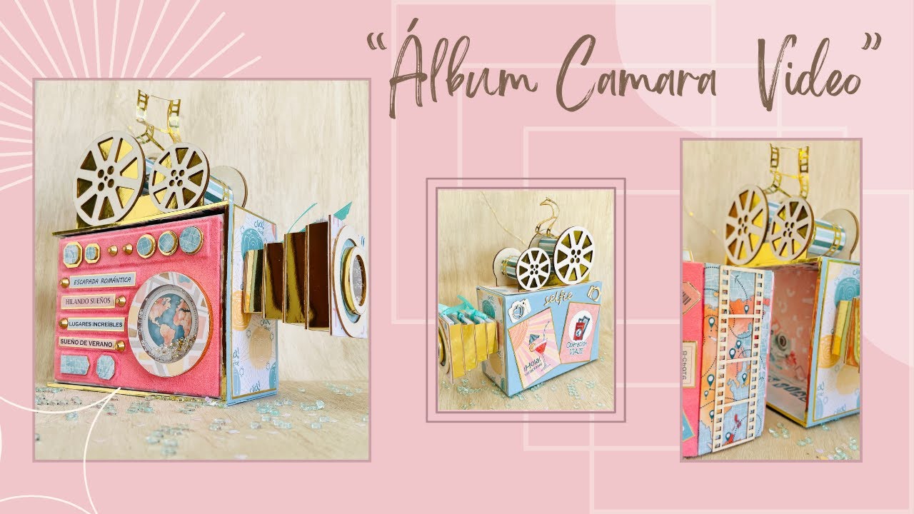 TUTORIAL + KIT: Haz un álbum original en forma de CÁMARA de VÍDEO. Kora Projects