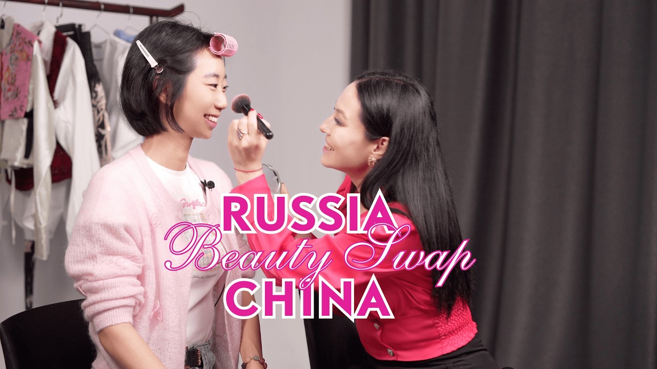 Chinese vs. European Makeup Swap: Reporters Trade Beauty Secrets for International Women's Day