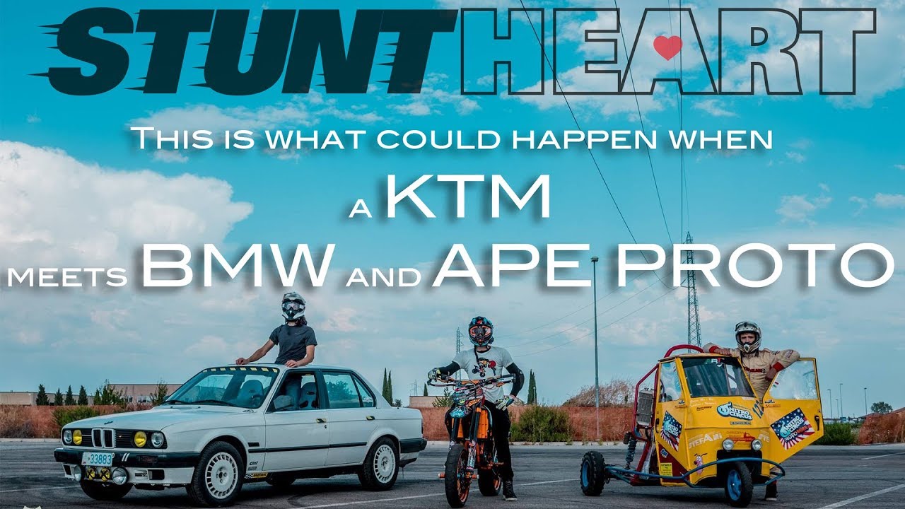 STUNTHEART | This is what could happen when a KTM meets BMW and APE PROTO | HD