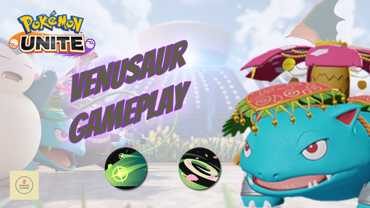 Sunshine Style Venusaur Holowear Showcase! - Venusaur Gameplay | Pokemon Unite