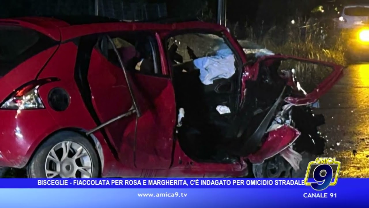 Bisceglie - Fiaccolata per Rosa e Margherita, c'è un indagato per omicidio stradale