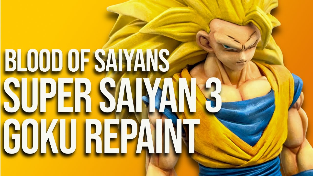 SUPER SAIYAN 3 GOKU Repaint! Taking this awesome DBZ figure EVEN FURTHER BEYOND!
