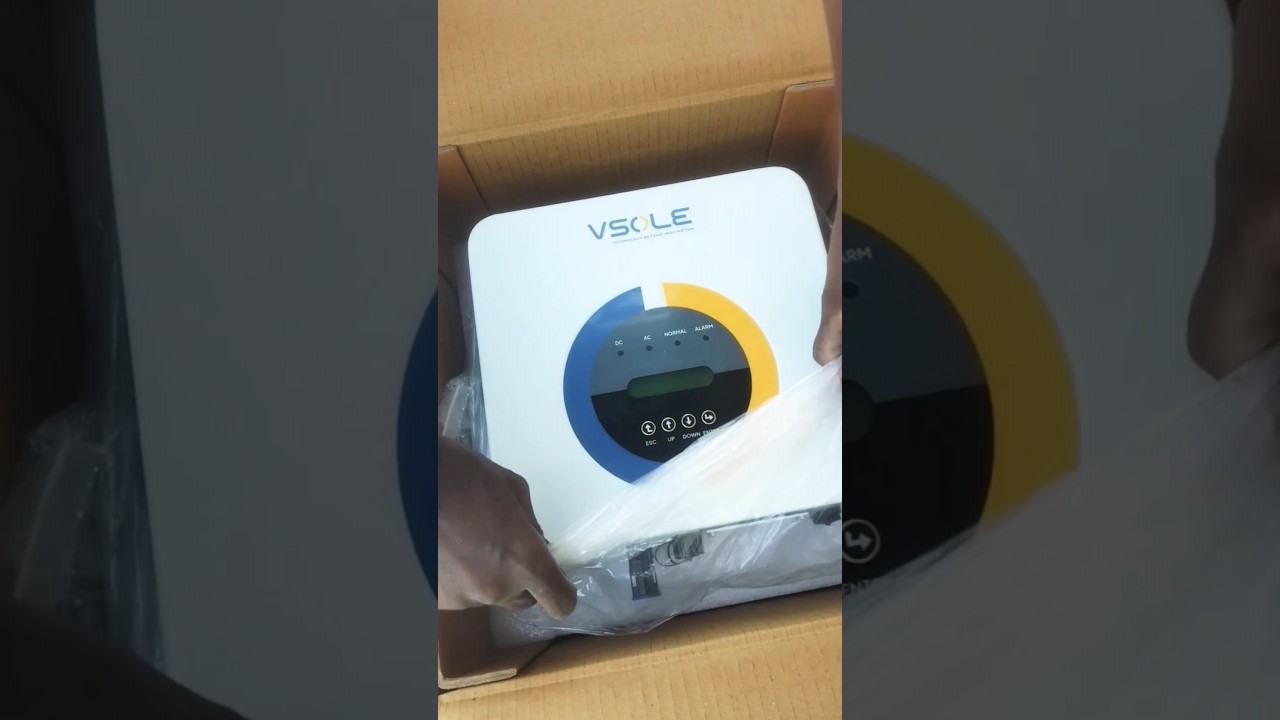 V-Sole 4.2 inverter unboxing #solarenergysystem #solarenrgy #solargeneration #solarenergy