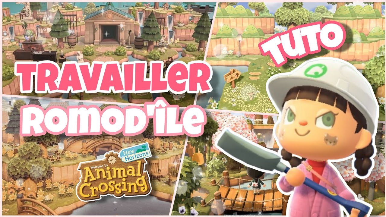 TUTO - Travailler son remod'île - 7 idées de constructions ! 🏞✨️ Animal Crossing New Horizons