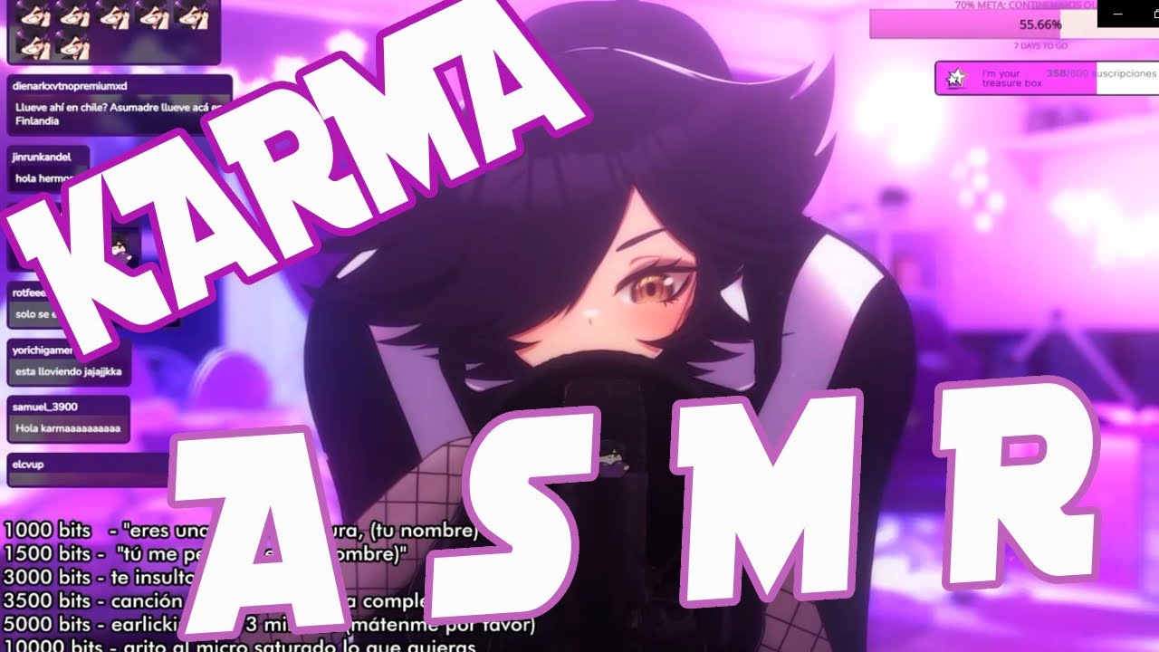 KARMA TE SUSURRO AL OÍDO, ES HORA DEL ASMR