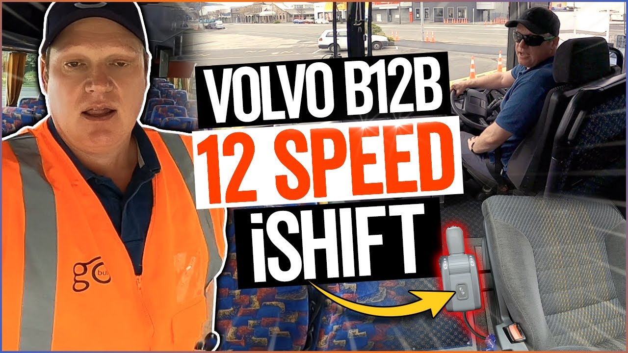 【Volvo B12B tag steering】Cab Cam, iShift 12 speed automated manual transmission