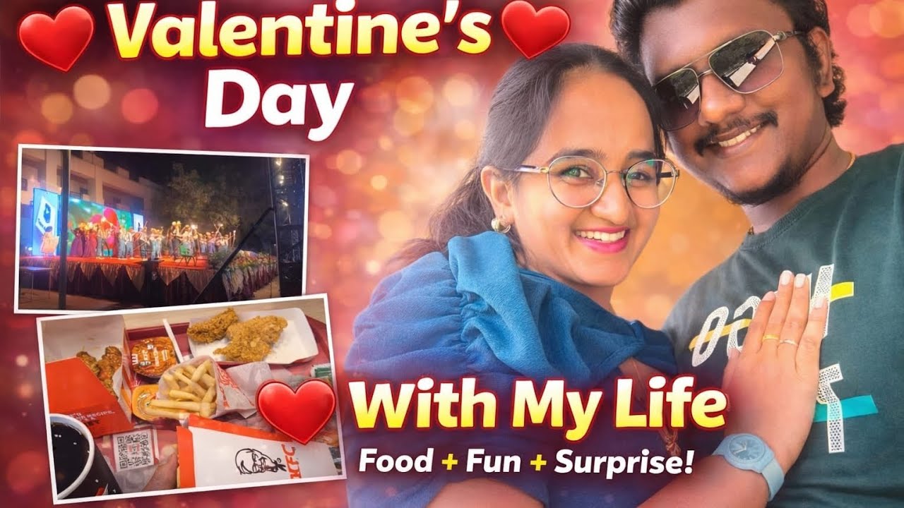 Valentine’s Day Vlog ❤️ Food & Fun With My Life | Chennai Vlog #life with ease channel 