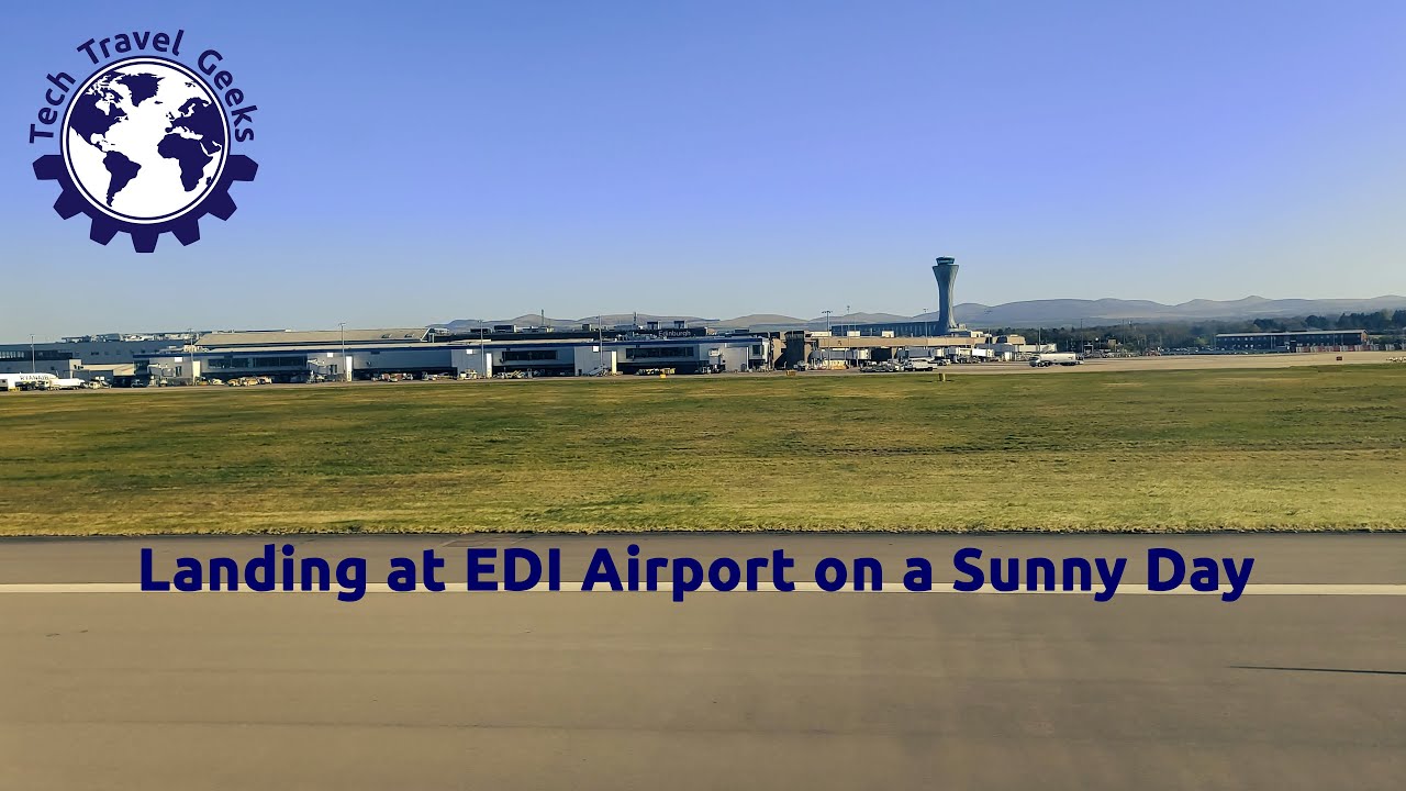 Landing at Edinburgh Airport (EDI) on a sunny day. #travel #edi #klm #landing #avgeek