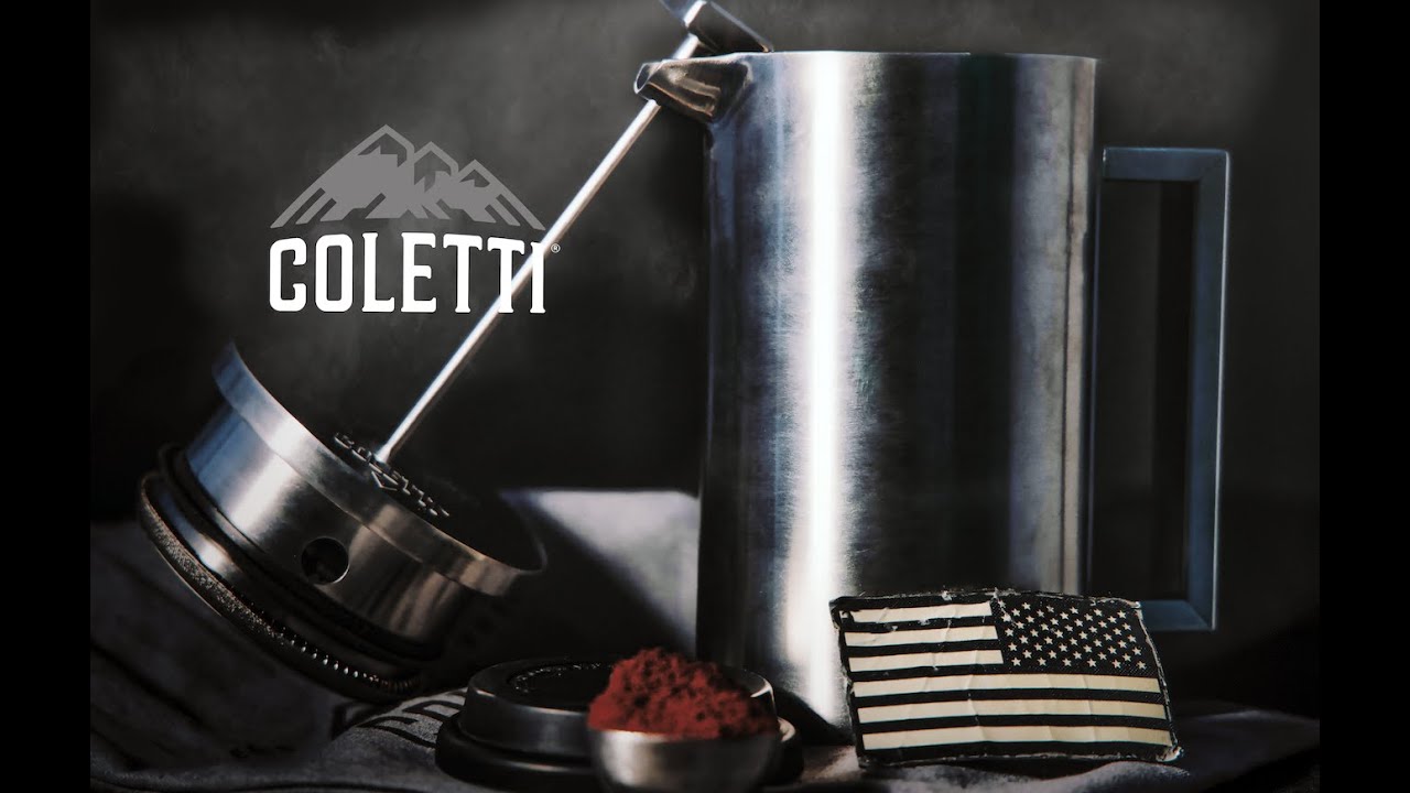 Introducing the COLETTI Boulder - Patent pending Camping French Press Engineered for the Outdoors.