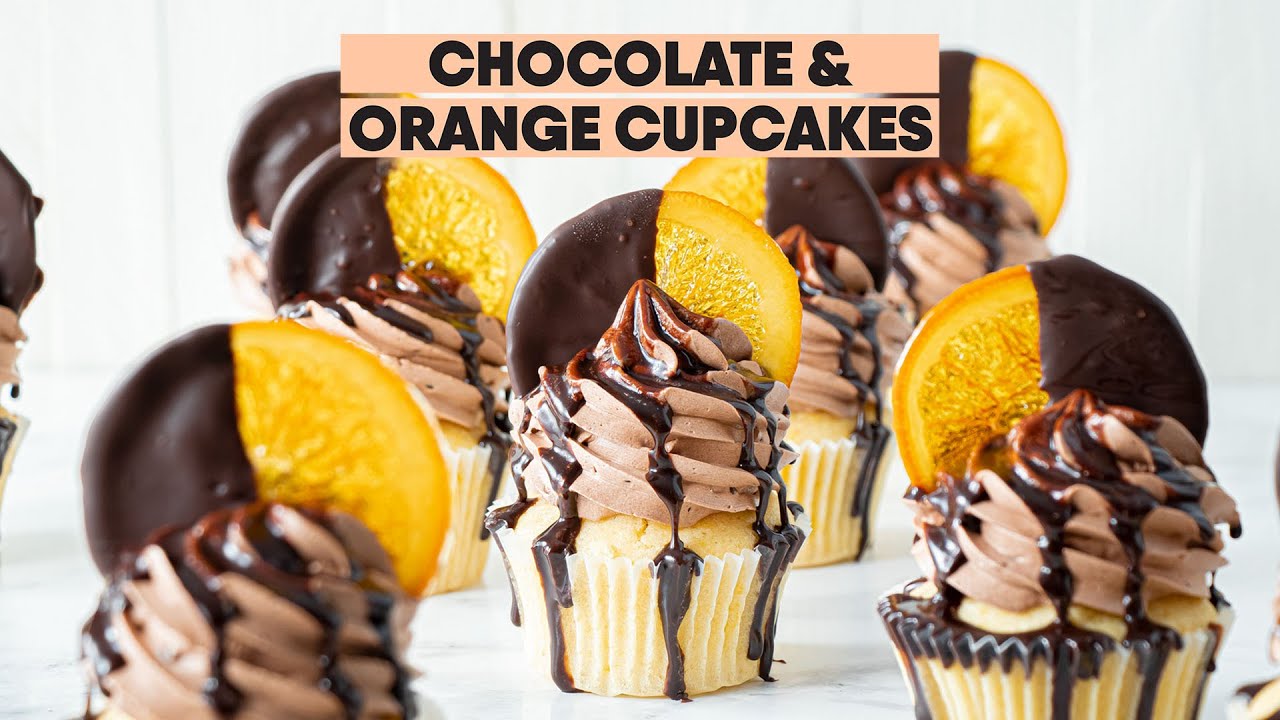 DELICIOUS Chocolate Orange Cupcakes - The Scran Line