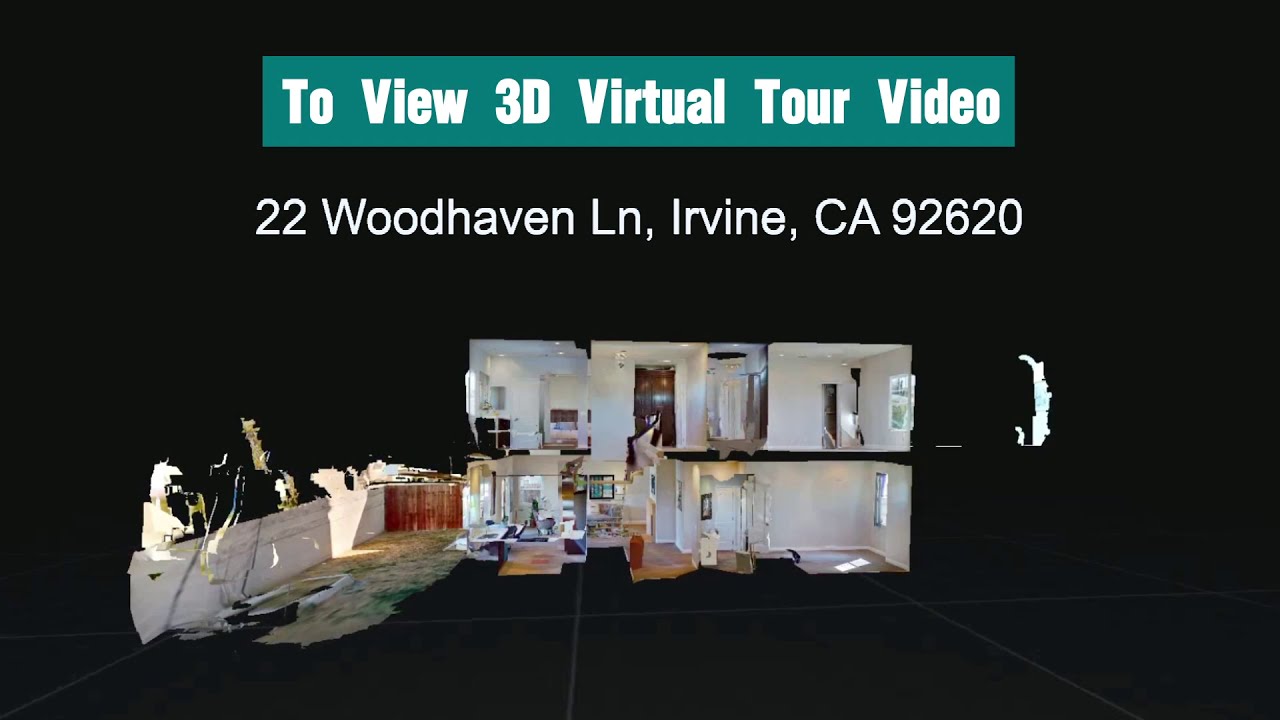 3D Virtual Tour Video of 22 Woodhaven Ln, Irvine, CA 92620