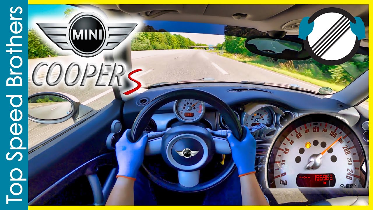 MINI COOPER S R53 170HP 2005 AUTOBAHN POV TOP SPEED 🚀