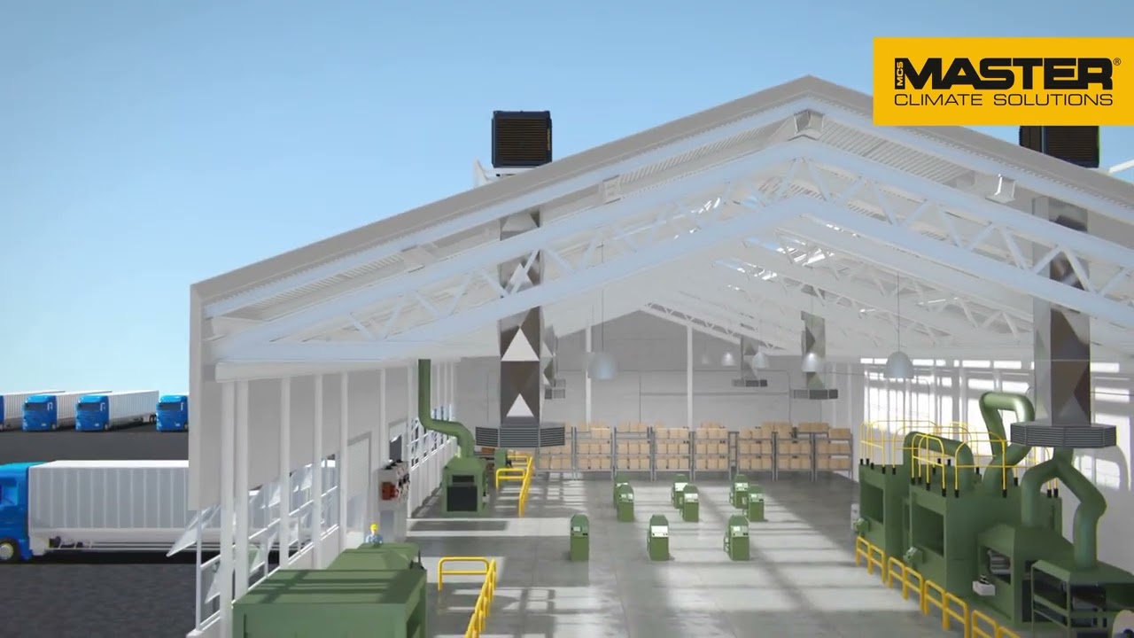 Raffrescatori evaporativi industriali Dantherm Master BC - In pronta consegna da Work Secure