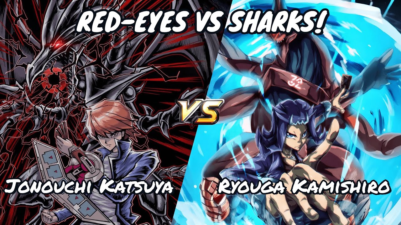 Who Wins? Jonouchi vs Ryouga | Red-Eyes vs Sharks | Yu-Gi-Oh! Duel Links | Triple Knockout Cup