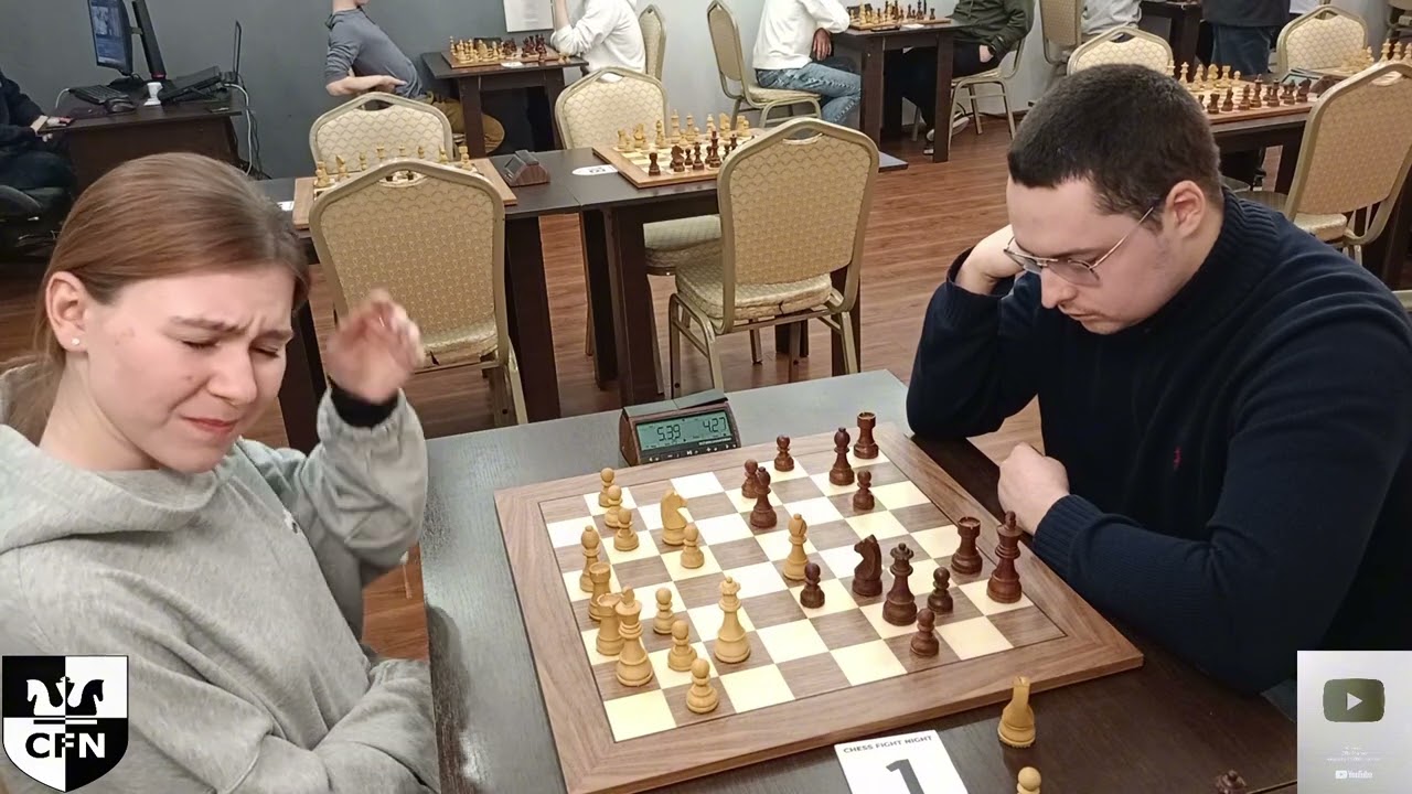 WFM Fatality (1987) vs K. Orlovsky (1848). Chess Fight Night. CFN. Rapid