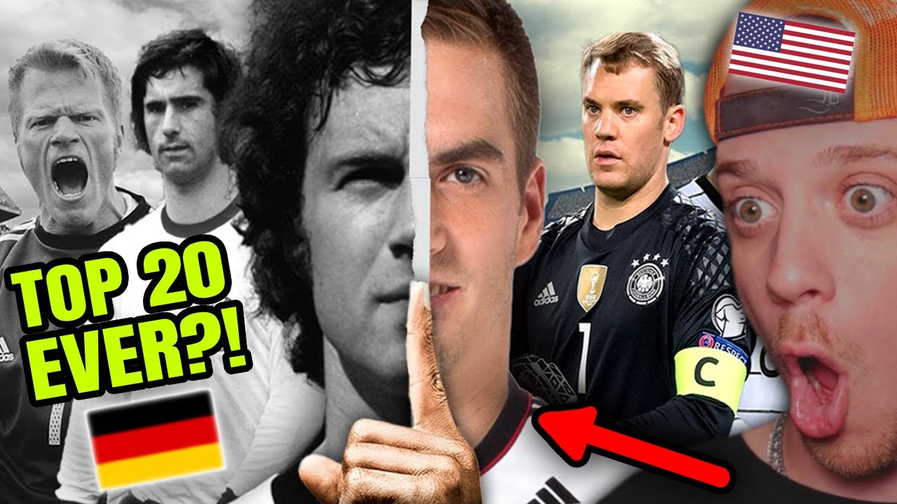American Reacts to Top 20 German Football Players of ALL TIME