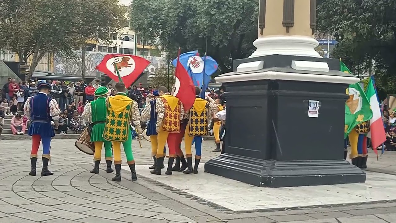 Grupo de Italia en el Parque 12 de Noviembre 