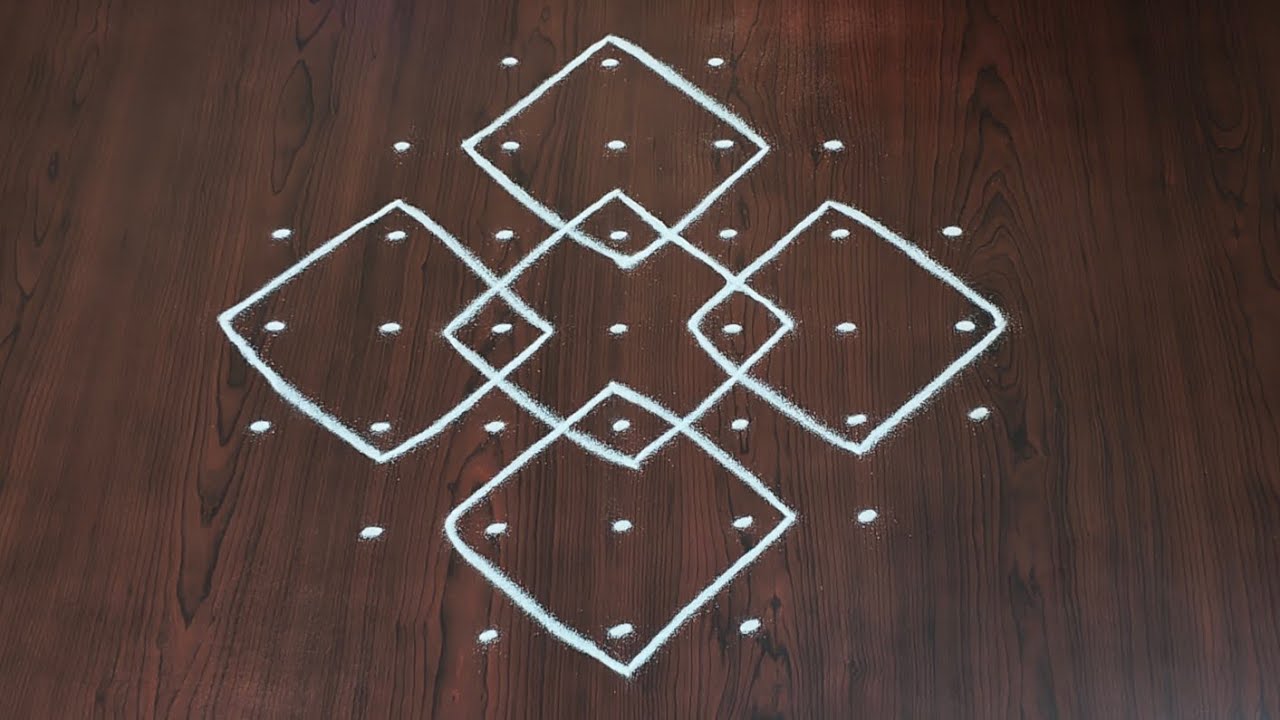 7dots melikala muggulu|easy rangoli|daily chukkala muggulu||sikku,kambhi,neli kolams|#Nice Rangoli