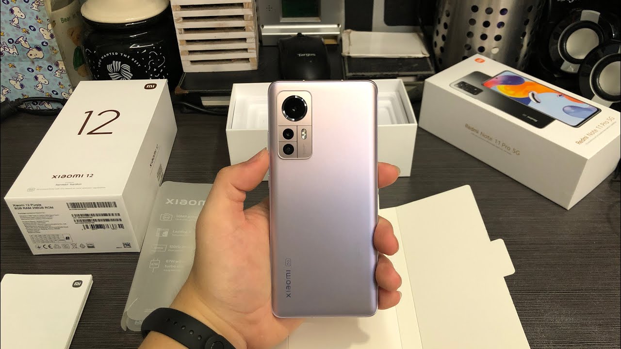 Xiaomi 12 5G Unboxing + First Boot Up (Purple)