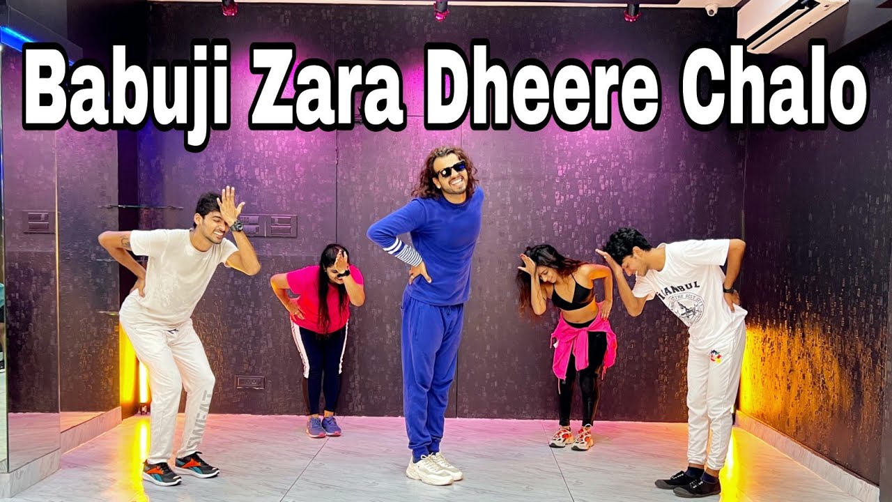 Babuji Zara Dheere Chalo | Fitness Dance | Bollywood Zumba | Akshay Jain Choreography #ajdancefit