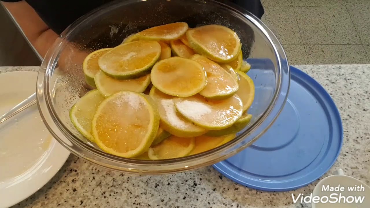 #LARANJAS CONFITADAS DOURADAS