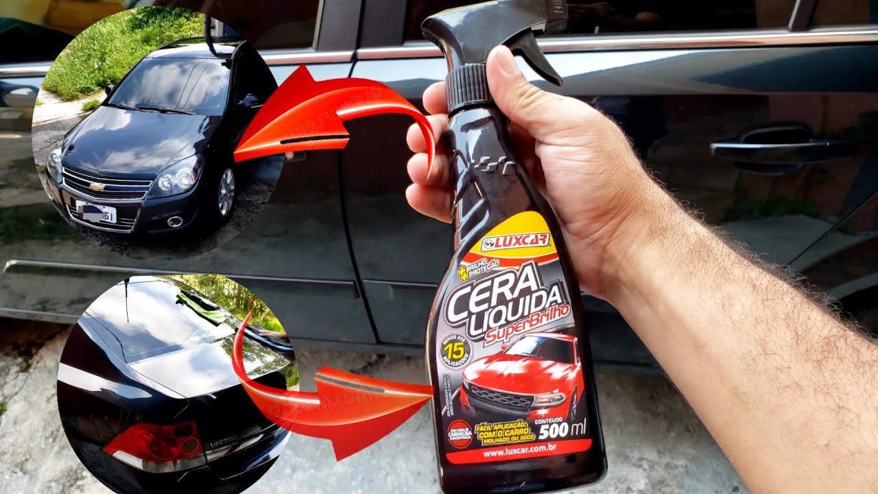 TESTE DA CERA LÍQUIDA LUXCAR SUPER BRILHO será que é bom?