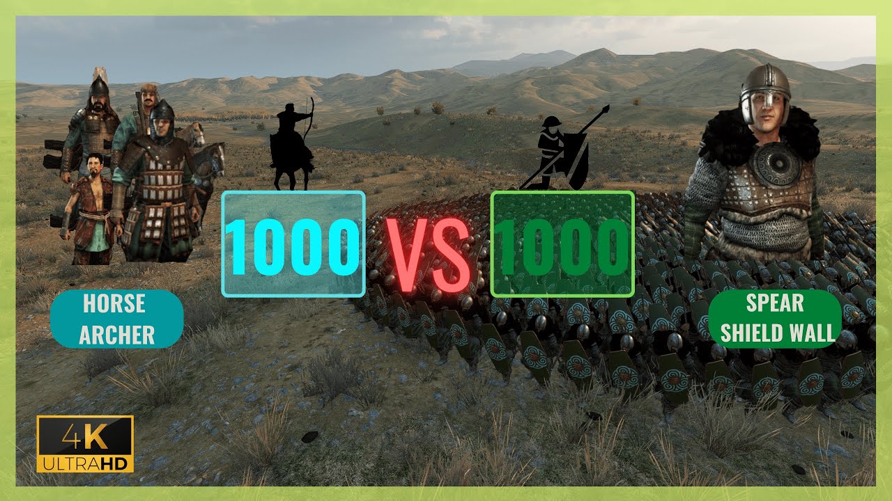 1000 vs 1000 Bannerlord Battle Mount And Blade 2 Bannerlord
