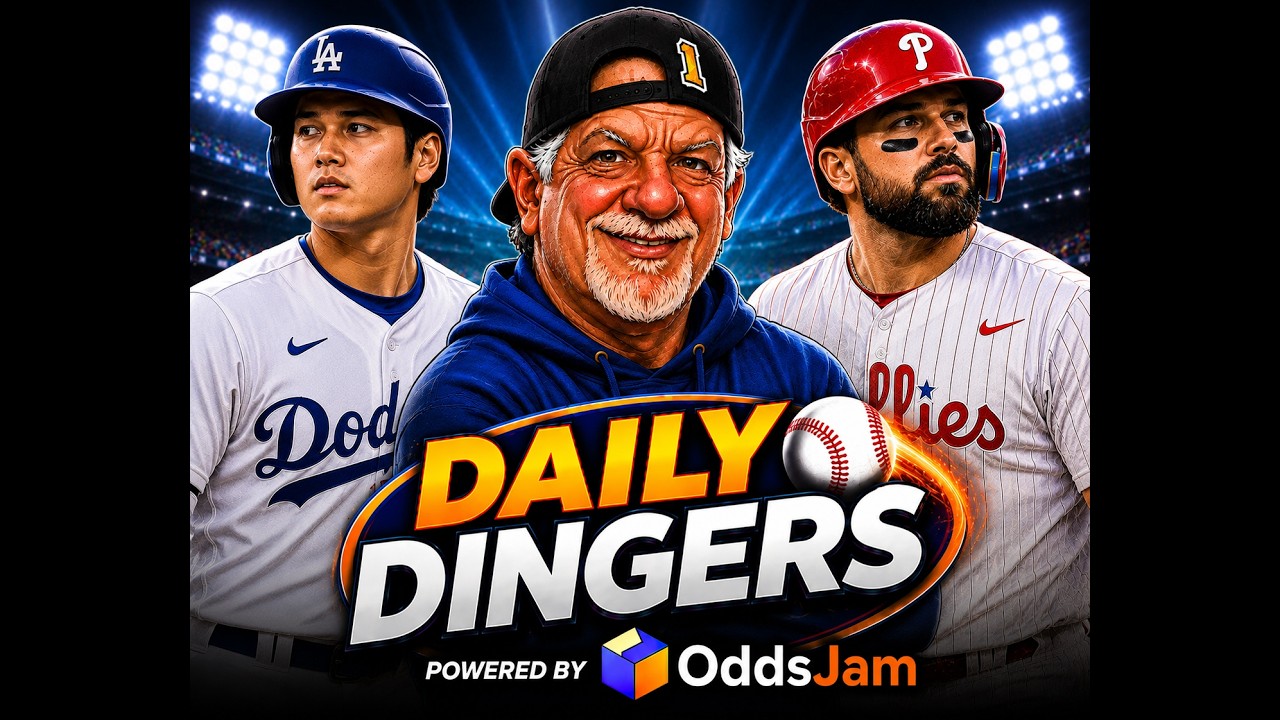 DAILY DINGERS 🔥 MLB Home Run Picks 6-14-26 | Powered by OddsJam (Sharp Money and Positive EV Plays)