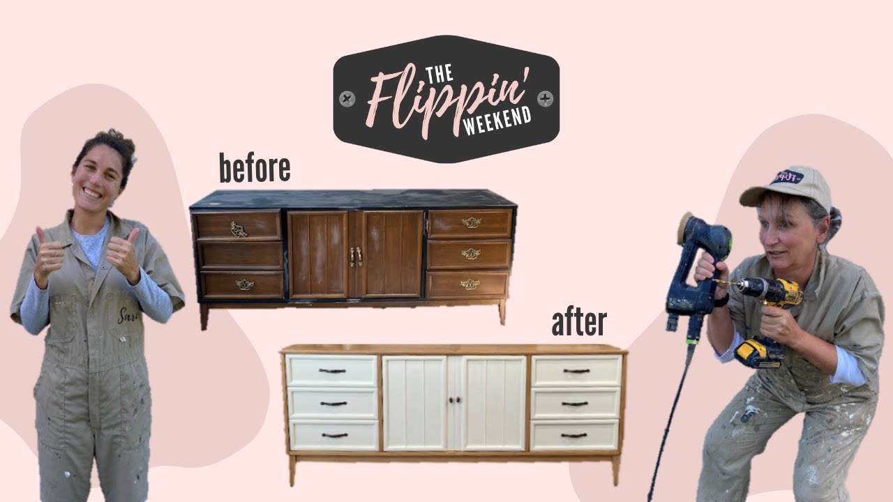 Furniture Flip | MCM Sideboard Transformation