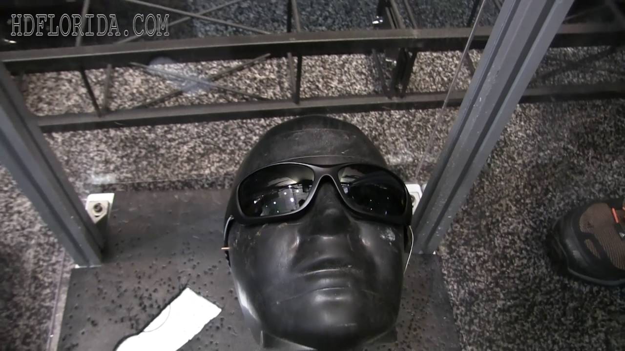 Harley Davidson - Wiley X Glasses Impact Test Video - Motorcycle Eye Protection