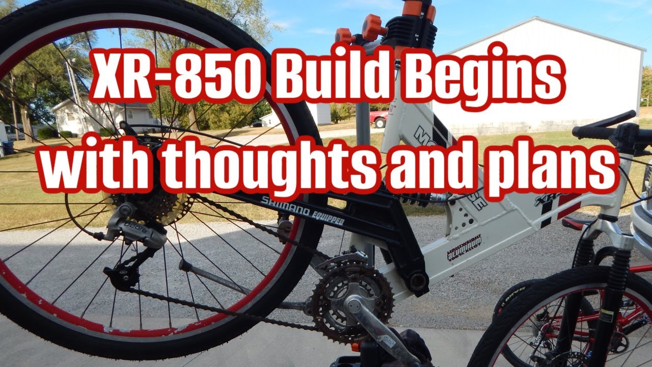 XR 850 Build begins with tear down and thoughts
