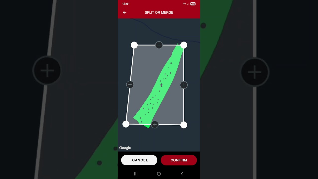 Kress RTK Mission App Walk through - how to split/merge and create a 