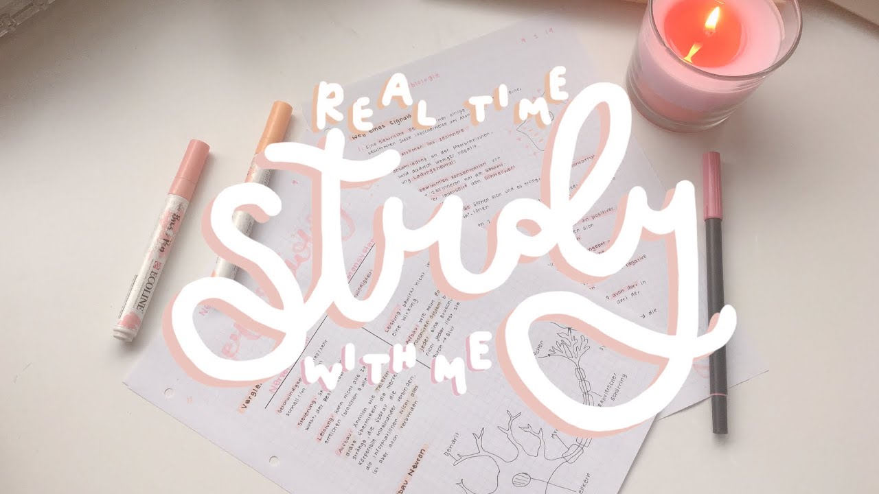 real time study with me (ㆁᴗㆁ✿)