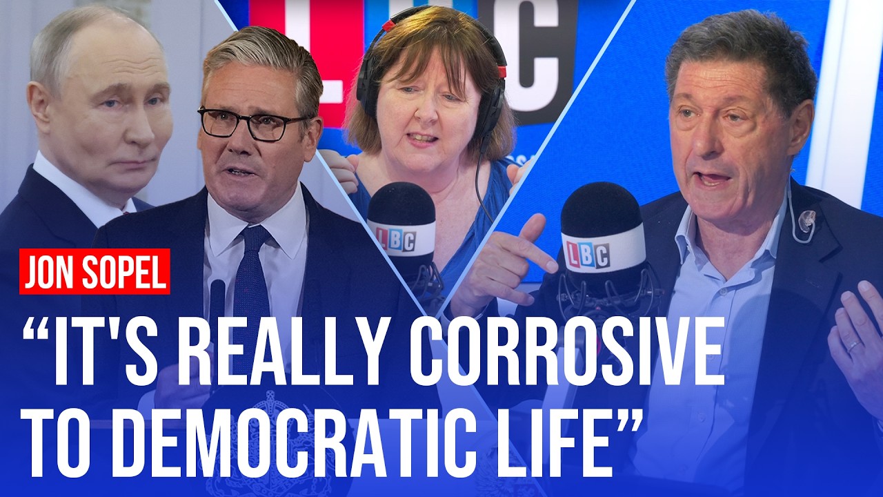 'Corrosive to democratic life': Jon Sopel condemns far-right conspiracies