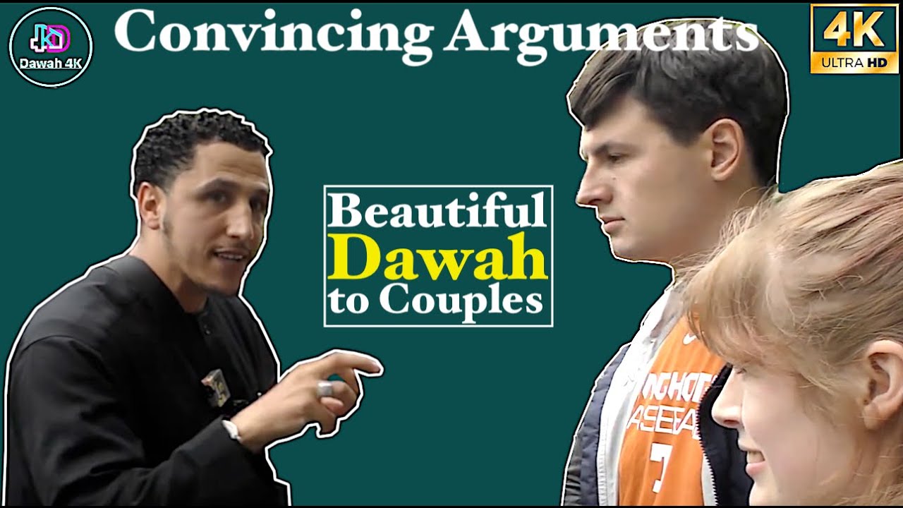 Shamsi With English Lady & Lad - Beautiful Convincing Dawah -Speakers corner
