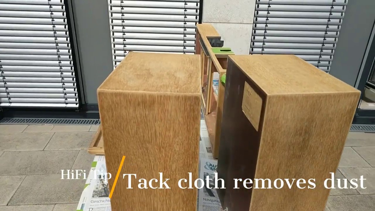 Vintage Stereo and Speaker Veneer Refinishing