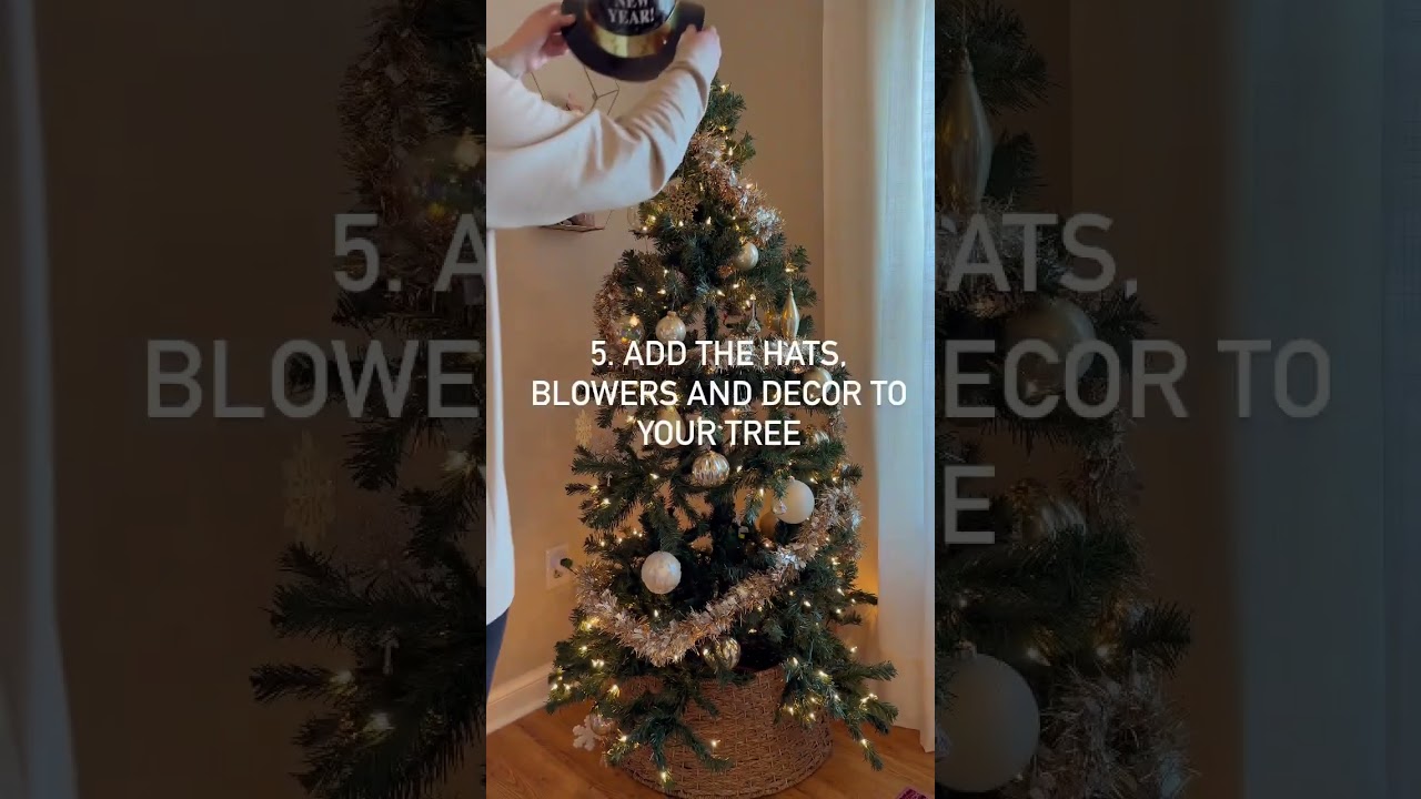 How to make your Christmas tree a New Year&rsquo;s tree for under $10