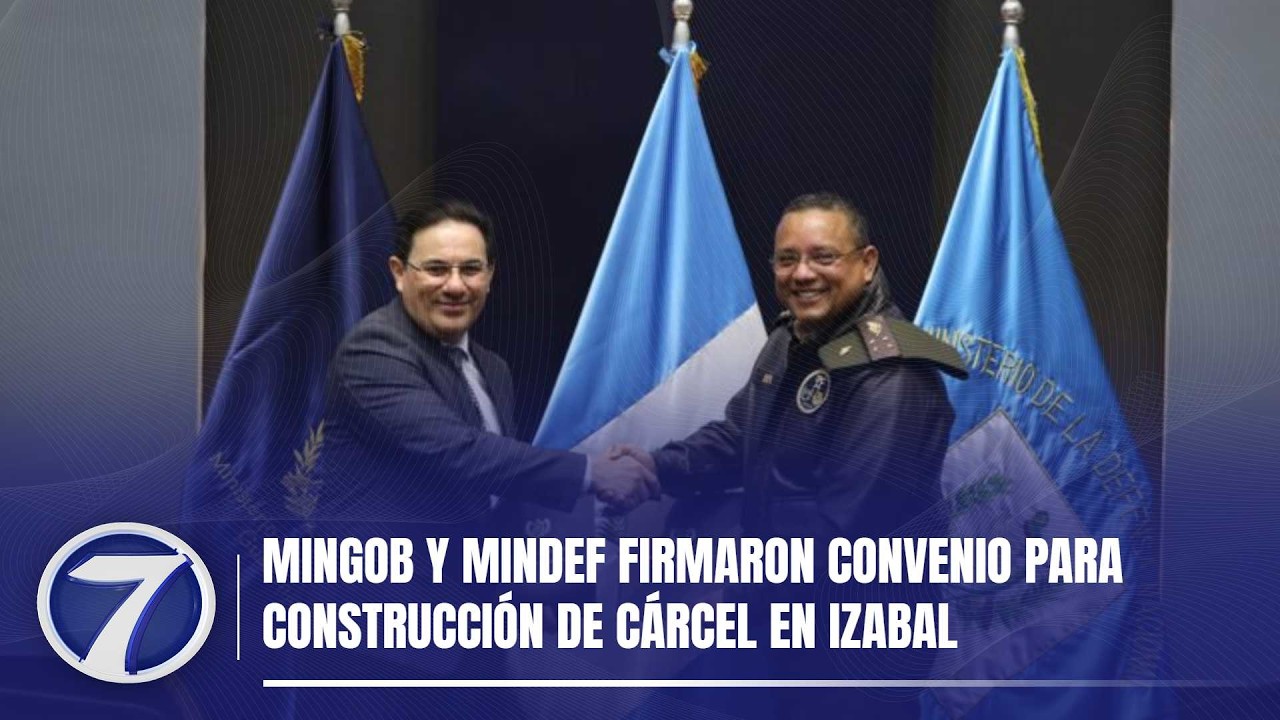 MINGOB Y MIDEF firmaron convenio para construcción de cárcel en Izabal