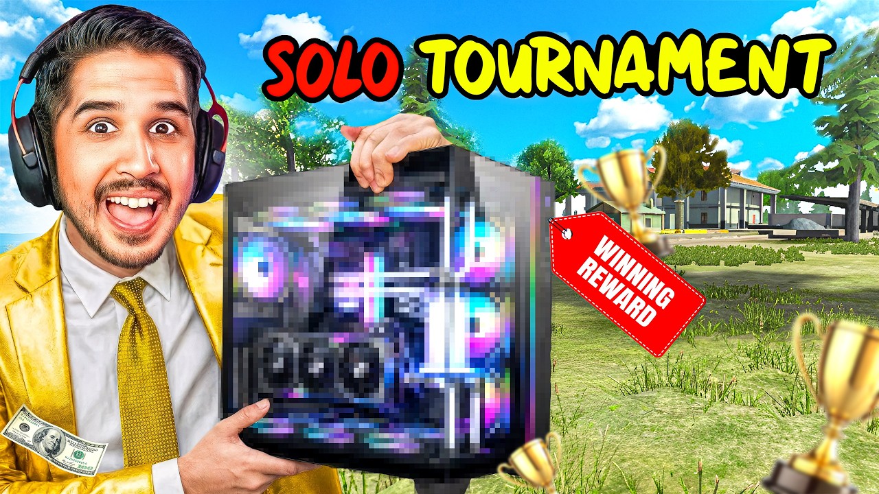 SOLO TOURNAMENT FREE FIRE LIVE  With AMITBHAI 🔥 15 Winners  INSTAGRAM