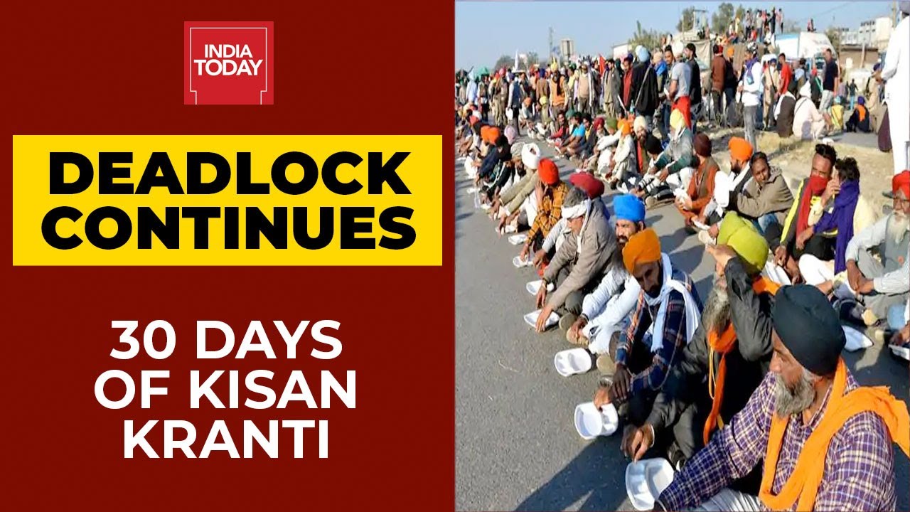 Farmers' protest Enters ay 30| Centre Ready For Talks But No Repealing Of Farm Laws