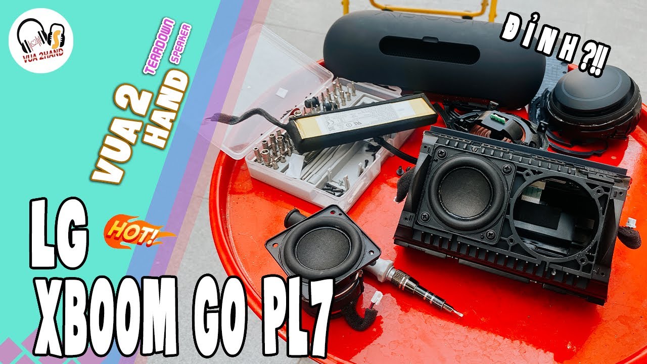 Khui loa LG XBOOM GO PL7 l Complete Teardown LG PL7