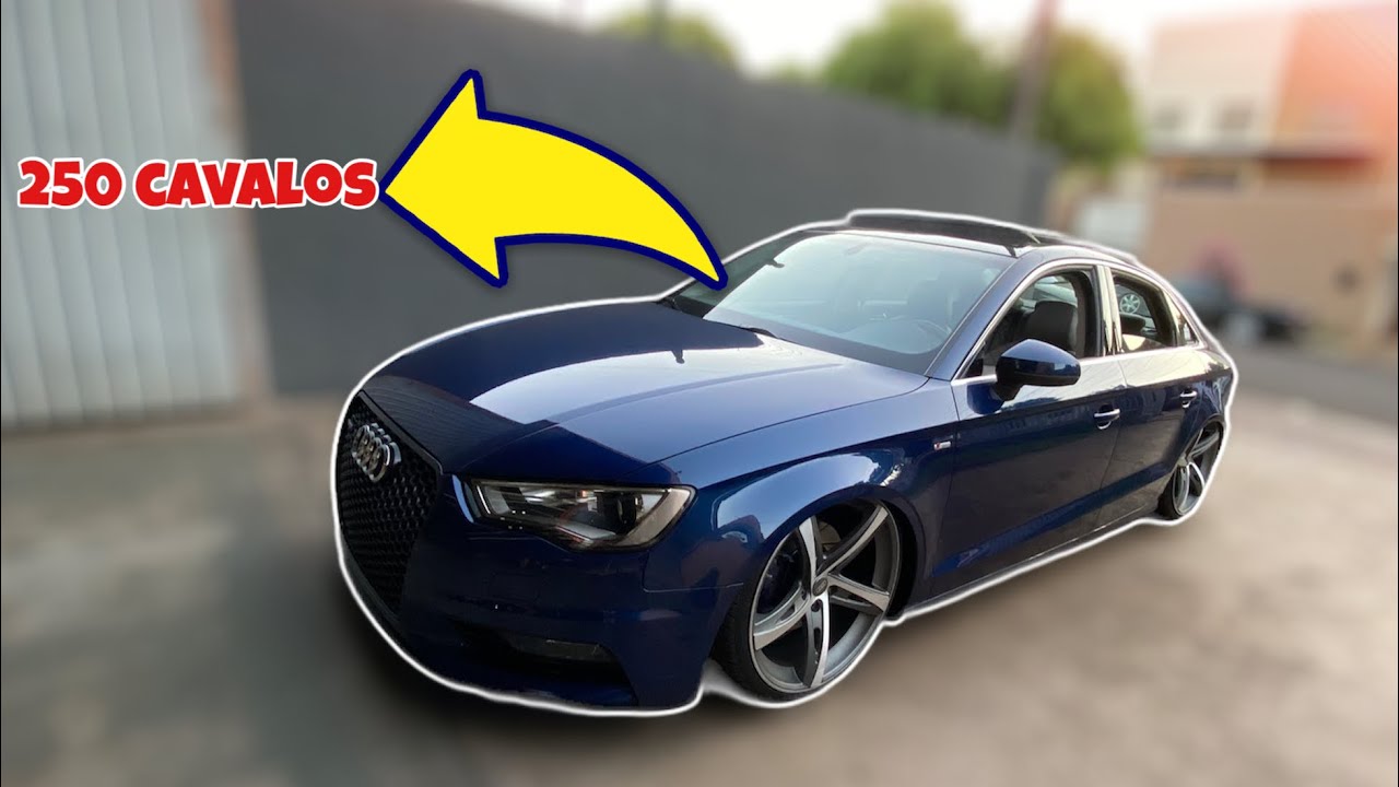 O AZULÃO TA NA AREA, AUDI A3 SEDAN BAIXO E FORTE  COM DETALHES QUE FAZEM A DIFERENÇA ☄️