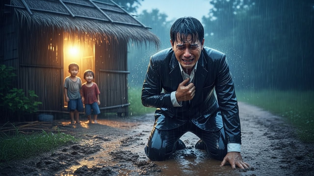 เด็กสองคนขอแค่บ้านกันฝน คำอธิษฐานที่ทำให้มหาเศรษฐีคุกเข่าร้องไห้