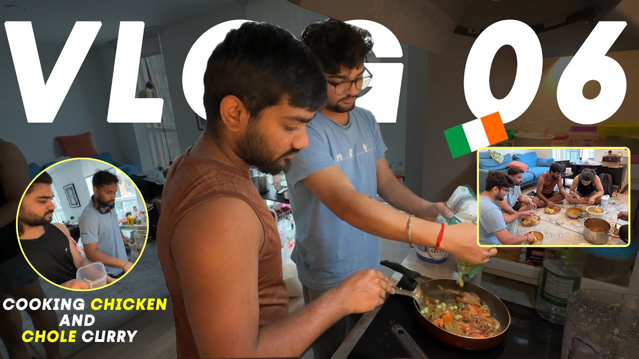 Cooking with our chef @DSubbuS | Bachelor's style Chicken and Chole Curry  | Dublin lo Dandupalyam