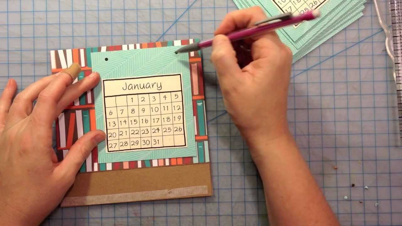 How to: make a desktop calendar