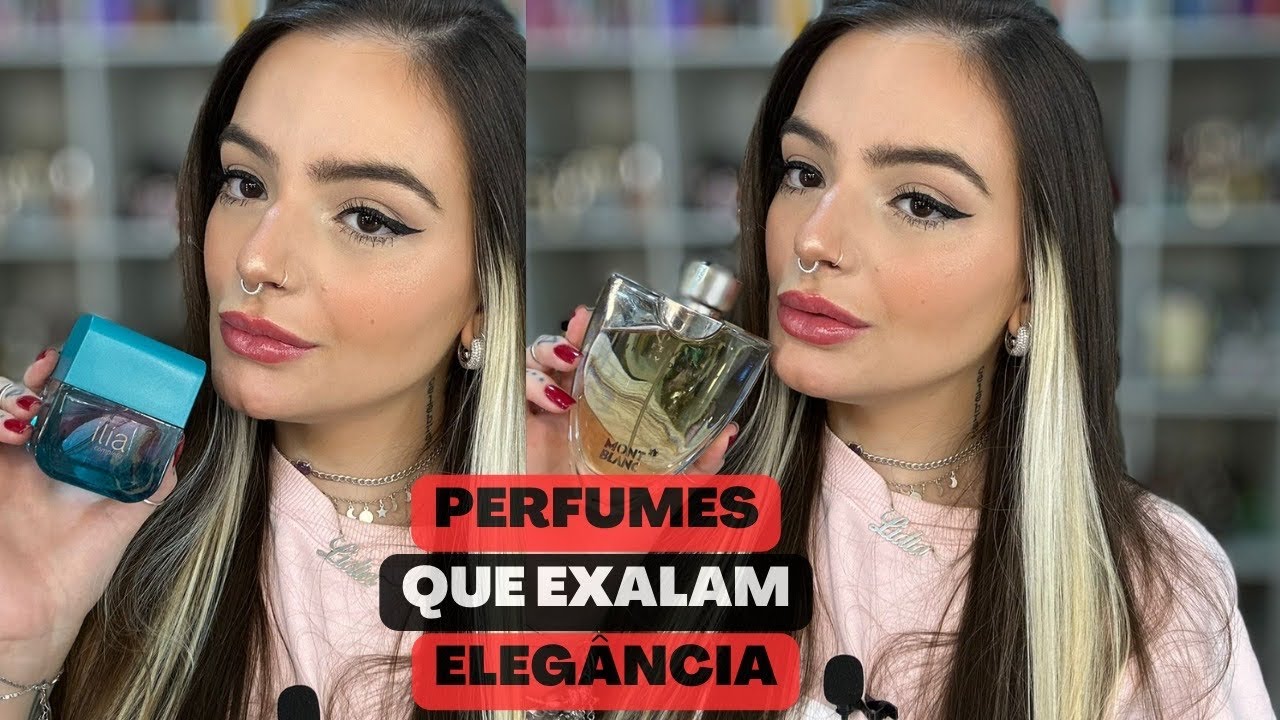 PERFUMES QUE EXALAM ELEGÂNCIA