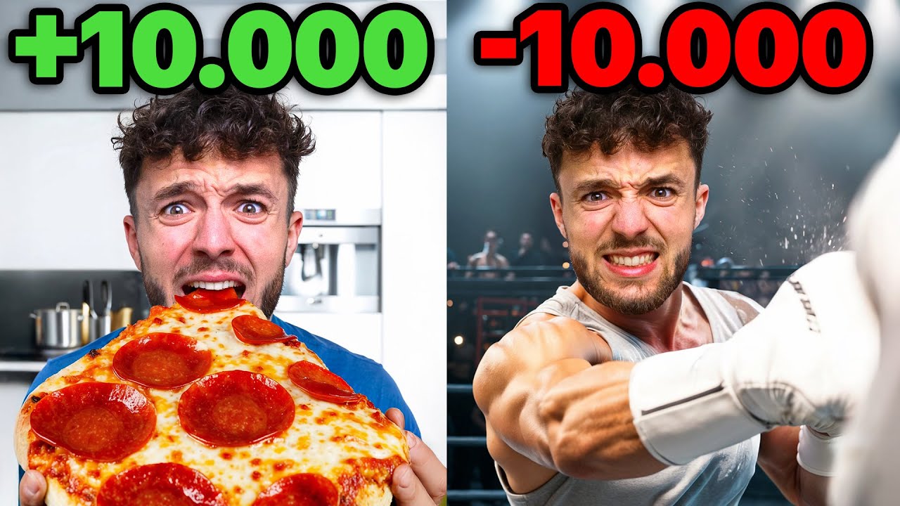 10.000 Kalorien Essen & Verbrennen (in 24h)