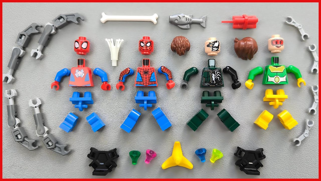 Минифигурки LEGO Marvel Человек-паук против Доктора Осьминога