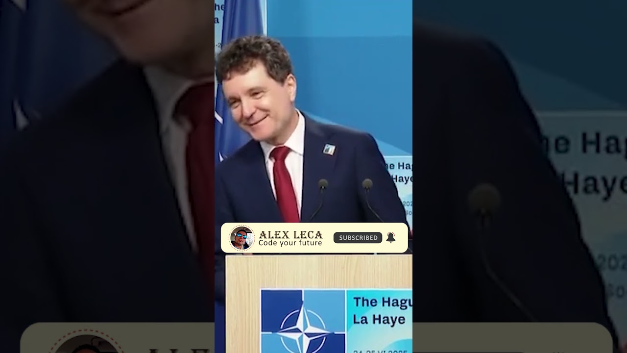 Nicusor Dan - faza tare la conferinta NATO #politica #amuzant