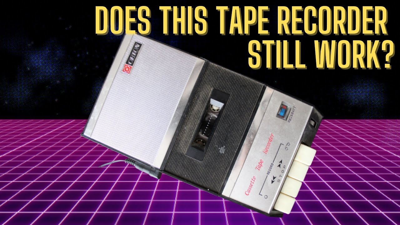 Does This Old Tape Recorder Still Work? : Vintage Orion Cassette Recorder : Retro Tech Review